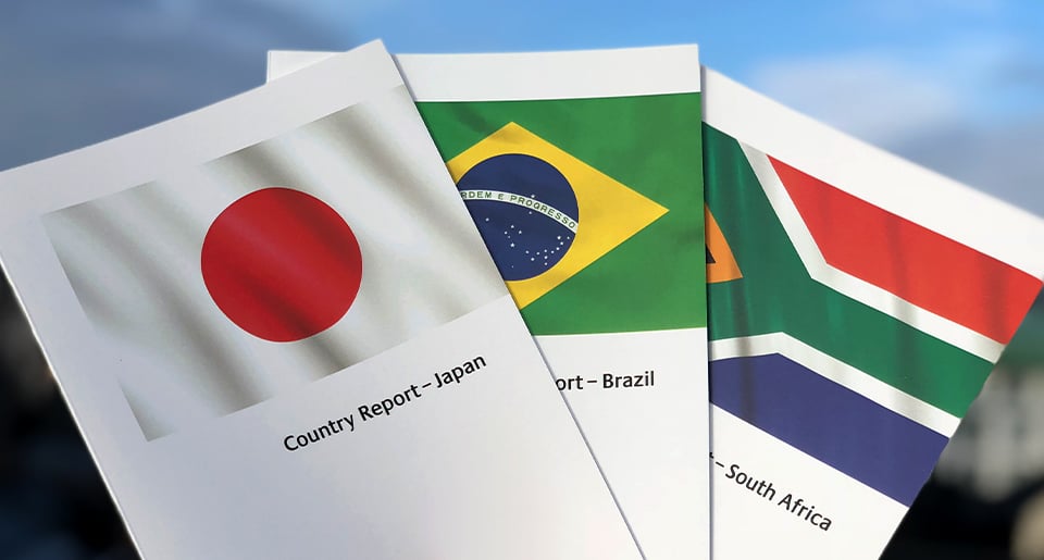 Rapportlansering: landrapporter för Brasilien, Japan och Sydafrika
