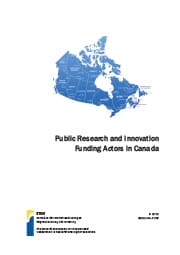 Public Research and Innovation Funding Actors in Canada
